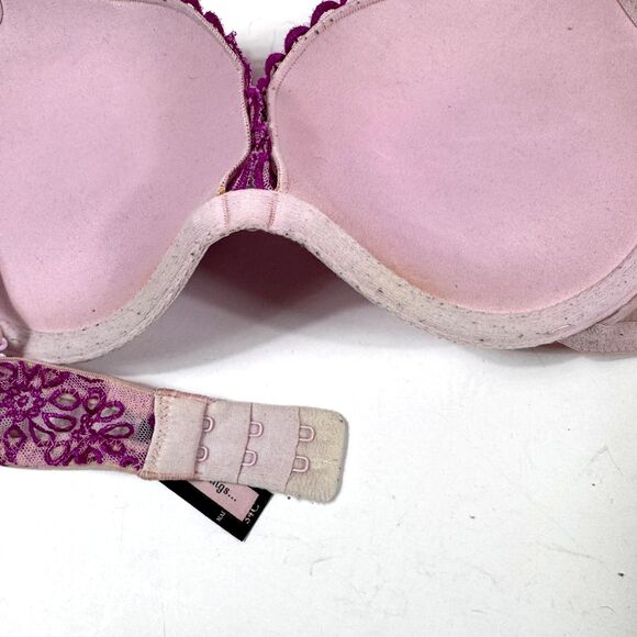 Victoria's Secret Sexy Little Thing 34C Bra Lite Pink Embroidered Underwire Y2K - Picture 5 of 10